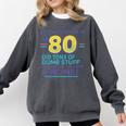 80s Nostalgia Retro Humor So Glad I Grew Up In The 80s Comfort Colors Sweatshirt Pepper