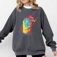80s Nostalgia Soda Can Comfort Colors Sweatshirt Pepper