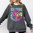 8th Grade Graduate 2024 Graduation Last Day Of School Tie Comfort Colors Sweatshirt Pepper