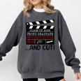 8th Grade Graduation 2026 Graduate Clapperboard Comfort Colors Sweatshirt Pepper