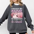 8th Grade Graduation Anime 2024 Graduate Middle School Girls Comfort Colors Sweatshirt Pepper