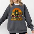 90s Nostalgia Never Forget Retro Comfort Colors Sweatshirt Pepper