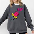 90’s Ring Retro Nostalgia Colorful Throwback Comfort Colors Sweatshirt Pepper