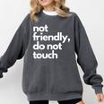 Aggressive Introvert Comfort Colors Sweatshirt Pepper