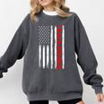 American Flag Loner Geeks Antisocial For Introvert Pride Comfort Colors Sweatshirt Pepper