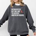 American Robin Bird Watching Lover Introvert Quote Comfort Colors Sweatshirt Pepper American Robin Bird Watching Lover Introvert Quote Comfort Colors Sweatshirt Pepper