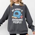 Anti-Social Club Homebody Introvert Hibernate Hermit Shyness Comfort Colors Sweatshirt Pepper Anti-Social Club Homebody Introvert Hibernate Hermit Shyness Comfort Colors Sweatshirt Pepper