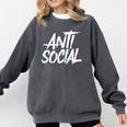 Anti Social Anti Social Club Introvert People Haters Comfort Colors Sweatshirt Pepper Anti Social Anti Social Club Introvert People Haters Comfort Colors Sweatshirt Pepper