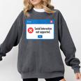 Anti Social Introvert Social Interaction Not Supported Comfort Colors Sweatshirt Pepper