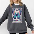 Antisocial Butterfly Introvert Distressed Comfort Colors Sweatshirt Pepper Antisocial Butterfly Introvert Distressed Comfort Colors Sweatshirt Pepper