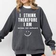 Anxiety Awareness Mental Health Top For Introvert Comfort Colors Sweatshirt Pepper