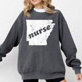 Arkansas Nursing Nurse Graduation Comfort Colors Sweatshirt Pepper