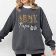Army National Guard Papa Army National Guard Graduation Papa Comfort Colors Sweatshirt Pepper