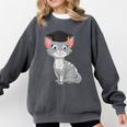 Bachelor Master Cats Graduation 2026 Graduate Comfort Colors Sweatshirt Pepper