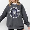 Back To The 2000s Tech Nostalgia Comfort Colors Sweatshirt Pepper