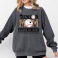 Baseball Senior Class Of 2027 Senior 2027 Graduation Women Comfort Colors Sweatshirt Pepper