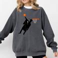 Basketball Slam Dunk Elementary Graduation 2025 6th Grade Comfort Colors Sweatshirt Pepper