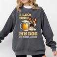I Like Beer My Dog And Maybe 2 People Introvert Pun Comfort Colors Sweatshirt Pepper I Like Beer My Dog And Maybe 2 People Introvert Pun Comfort Colors Sweatshirt Pepper