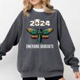 Biology Class Of 2024 Emerging Graduation For Him Comfort Colors Sweatshirt Pepper