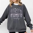 Book Lover Library Reading Bookish Literature Reader Comfort Colors Sweatshirt Pepper