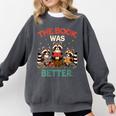 Book Lover Racoon Reading Bookish The Book Was Better Comfort Colors Sweatshirt Pepper Book Lover Racoon Reading Bookish The Book Was Better Comfort Colors Sweatshirt Pepper