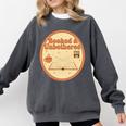 Booked & Unbothered Book Lover Tee Comfort Colors Sweatshirt Pepper