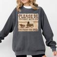 Boomer Millennial Please Be Patient I'm From The 1900s Comfort Colors Sweatshirt Pepper Boomer Millennial Please Be Patient I'm From The 1900s Comfort Colors Sweatshirt Pepper