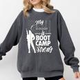 Boot Camp Graduation Military Cousin Support Tee Comfort Colors Sweatshirt Pepper