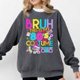 Bruh This Is My 80's Costume Nostalgia Mixtape 80s 90s Party Comfort Colors Sweatshirt Pepper