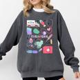 Can’t Talk Right Now Doing Paramedic Nurse Graduation Comfort Colors Sweatshirt Pepper