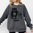 Cat What Humor Introvert Anti-Social Comfort Colors Sweatshirt Pepper Cat What Humor Introvert Anti-Social Comfort Colors Sweatshirt Pepper