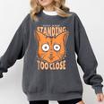 Cat Lover Antisocial Too Close Introvert People Hater Comfort Colors Sweatshirt Pepper Cat Lover Antisocial Too Close Introvert People Hater Comfort Colors Sweatshirt Pepper