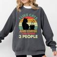 Cats Coffee & 3 People Tee Cute Font Introvert Humor Comfort Colors Sweatshirt Pepper Cats Coffee & 3 People Tee Cute Font Introvert Humor Comfort Colors Sweatshirt Pepper