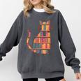 Cats Reading Books Librarian Library Readers Comfort Colors Sweatshirt Pepper