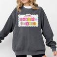 Certified Bookish Baddie Cute Book Lover Comfort Colors Sweatshirt Pepper