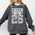 Cheer Mom Senior 2026 Cheerleaders Graduation Mother Comfort Colors Sweatshirt Pepper