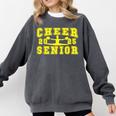 Cheerleading Senior Night Cheer Senior 2025 Graduation 10 Comfort Colors Sweatshirt Pepper