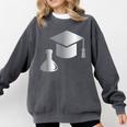 Chemistry Science Degree Graduation Comfort Colors Sweatshirt Pepper