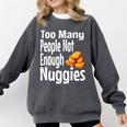 Chicken Nugget Saying Introvert Nuggie Foodie Food Comfort Colors Sweatshirt Pepper Chicken Nugget Saying Introvert Nuggie Foodie Food Comfort Colors Sweatshirt Pepper