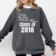 Christian Graduation Jeremiah 29 Comfort Colors Sweatshirt Pepper