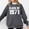 Class Of 1971 High School College Graduation Reunion T-Shirt Comfort Colors Sweatshirt Pepper