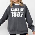 Class Of 1987 High School College Graduation Reunion Comfort Colors Sweatshirt Pepper