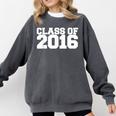 Class Of 2016 Senior Graduation Novelty Fashion T Shirt Top Comfort Colors Sweatshirt Pepper
