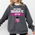 Class Of 2018 Preschool Graduation Girls Pre K Comfort Colors Sweatshirt Pepper