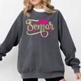 Class Of 2020 Girl Graduation SENIOR Class Of 2020 Comfort Colors Sweatshirt Pepper