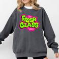 Class Of 2021 Senior Fresh 90's TV Style Grad For Graduation Comfort Colors Sweatshirt Pepper