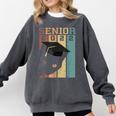 Class Of 2022 Graduation Cat Seniors Grad Comfort Colors Sweatshirt Pepper