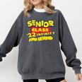 Class Of 2022 Senior 2000s Animated Movie Style Graduation Comfort Colors Sweatshirt Pepper