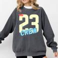 Class Of 2023 Seniors 23 Crew Senior Graduation Idea Comfort Colors Sweatshirt Pepper