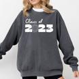 Class Of 2023 Seniors 23 Senior Graduation Idea Flower Comfort Colors Sweatshirt Pepper